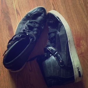 Puma satin/glossy hi-tops